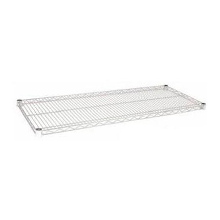 OLYMPIC 24 in x 72 in Chromate Finished Wire Shelf J2472C